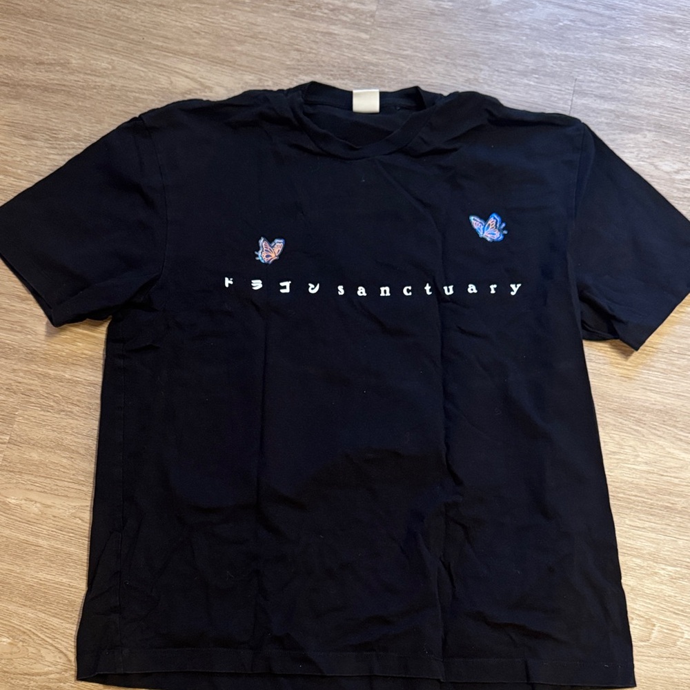 Bershka Black Sanctuary Graphic Tee